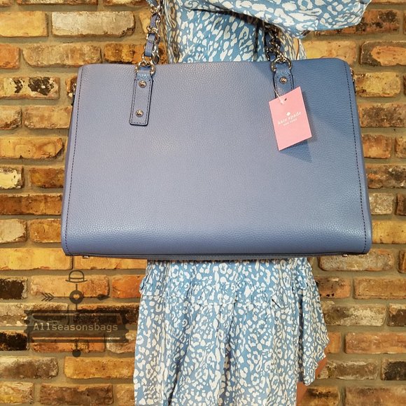 Kate Spade Andee Cobble Hill Blueberry Cobbler New - Picture 4 of 15